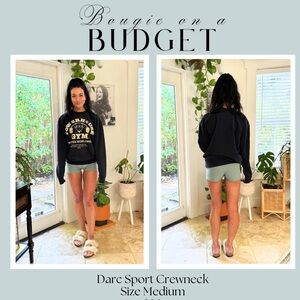 Darc Sport Black Graphic Crewneck